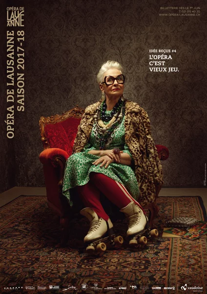 ateapic-location.ch: affiche de Mamie pour l'Opera de Lausanne - Saison-2017-18