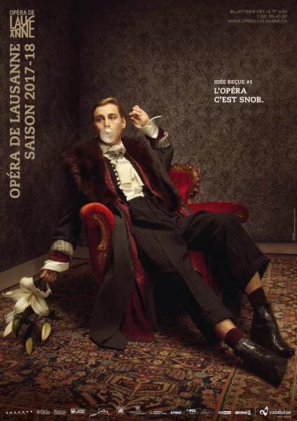ateapic-location.ch: affiche de Snob pour l'Opera de Lausanne - Saison-2017-18