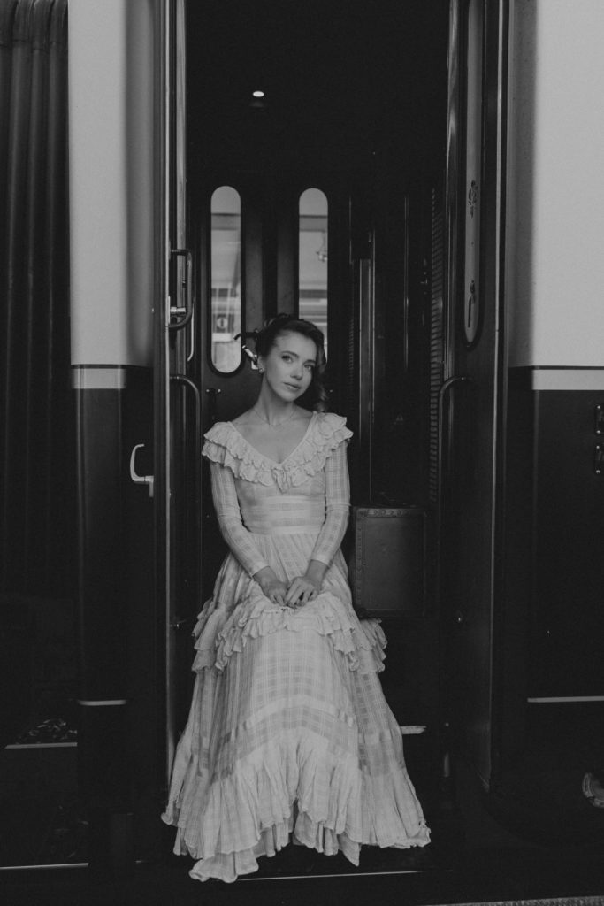 Photoghraphie de Anna Bielientsova: train de la belle époque