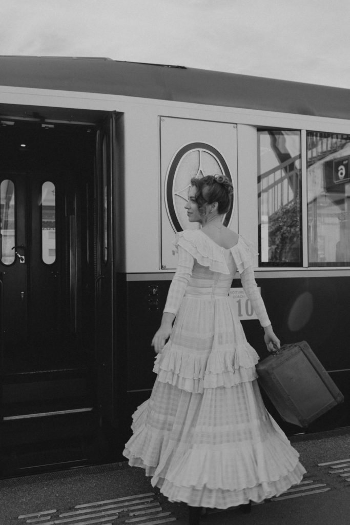 Photoghraphie de Anna Bielientsova: train de la belle époque