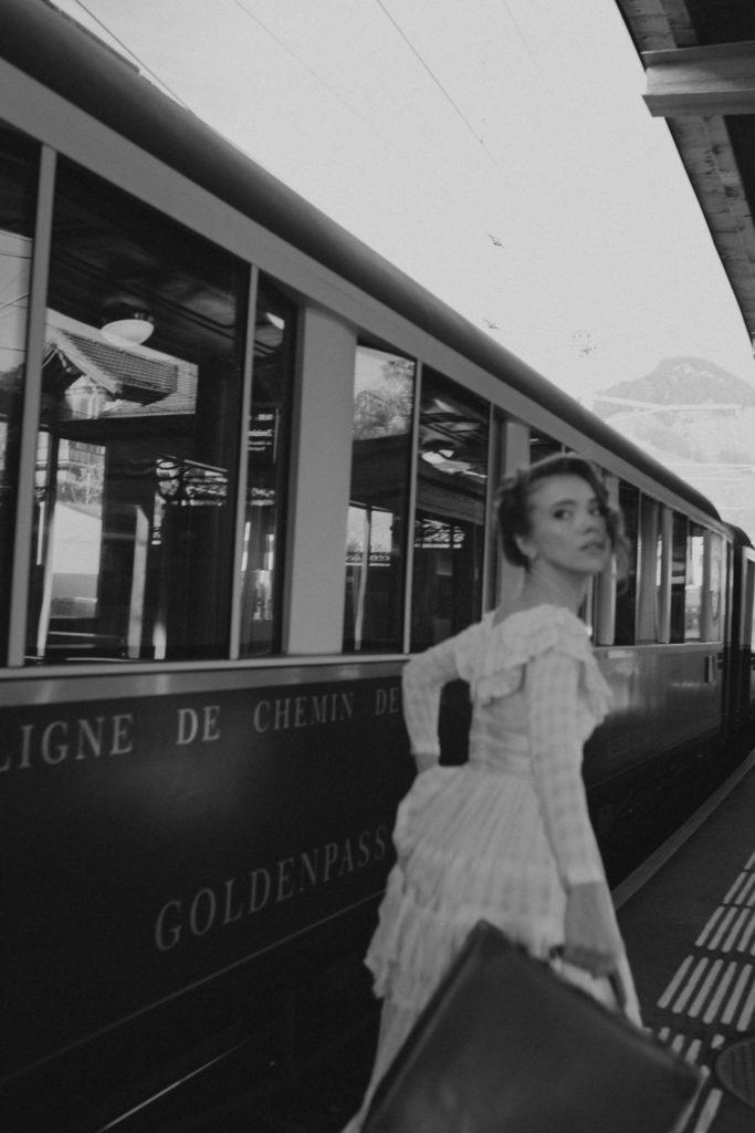 Photoghraphie de Anna Bielientsova: train de la belle époque